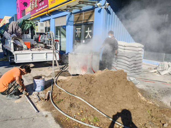 富民顶管注浆加固